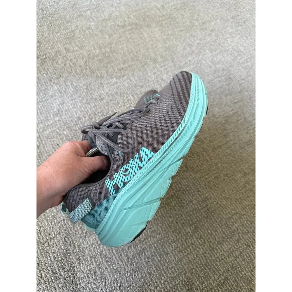 Hoka‎ one one blue gray running sneaker